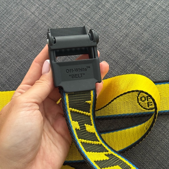 Off-White Yellow Industrial Belt - Picture 3 of 7